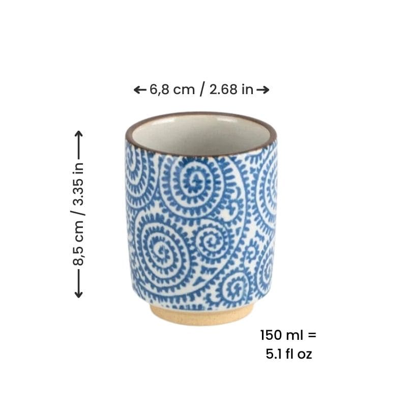 Japanese Tea Cup - Karakusa
