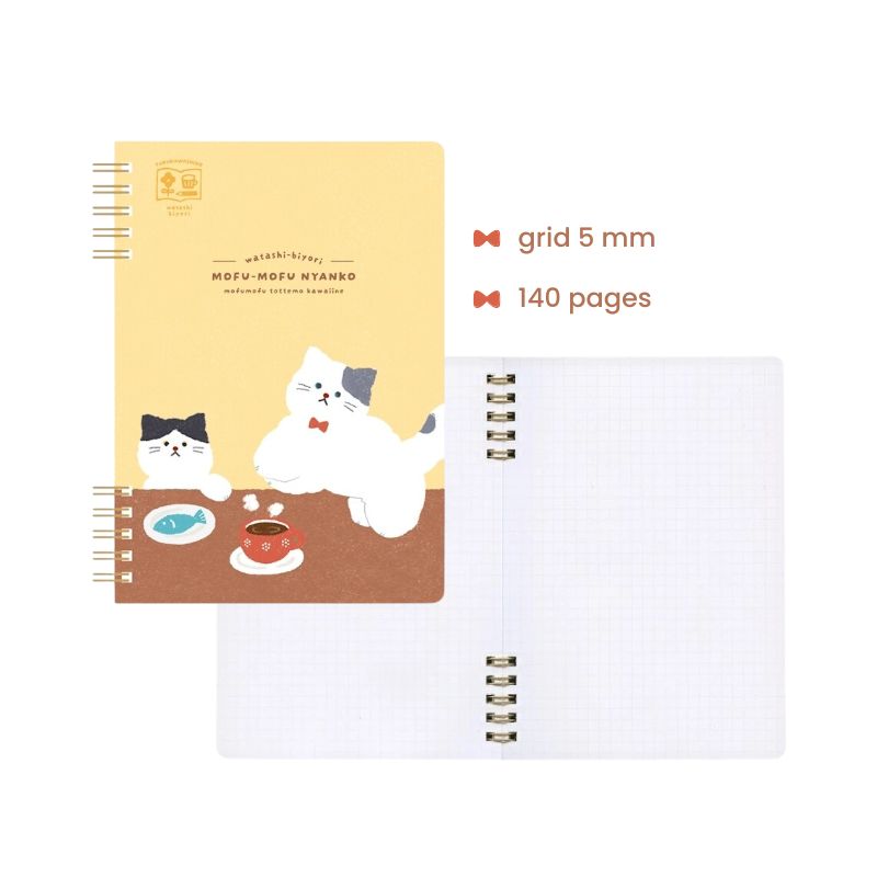 Spiral Notebook - Mofu-Mofu Nyanko