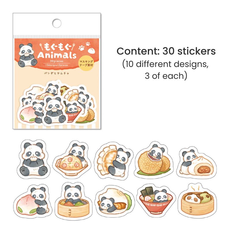 Flake Stickers – Kawaii Panda