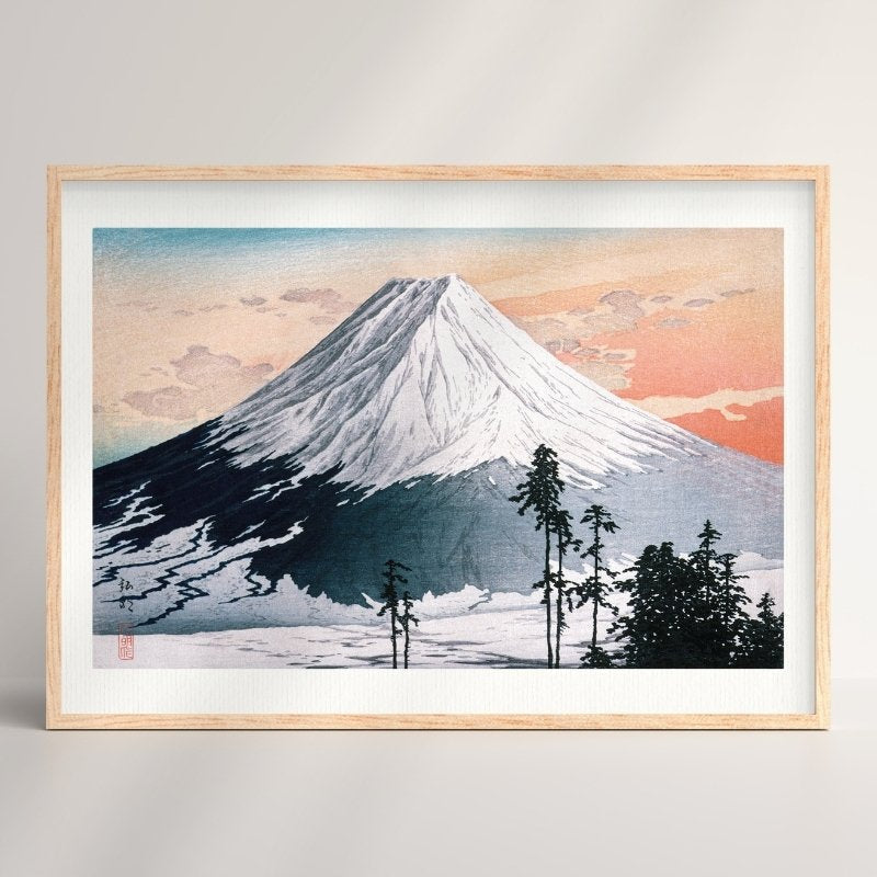 Mount Fuji Print Poster