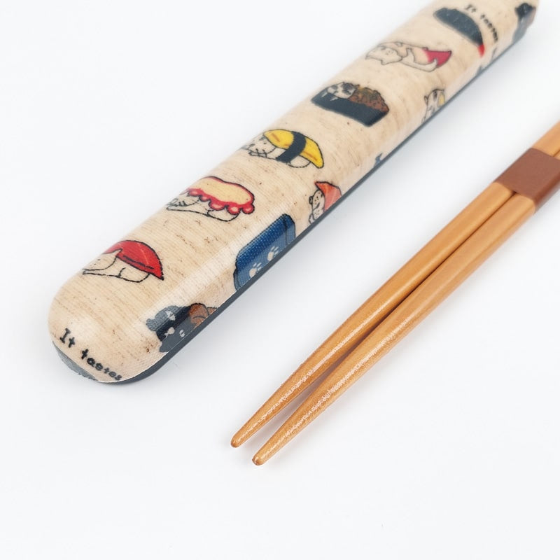 Japanese chopsticks &amp; Sushi Cat boxed set