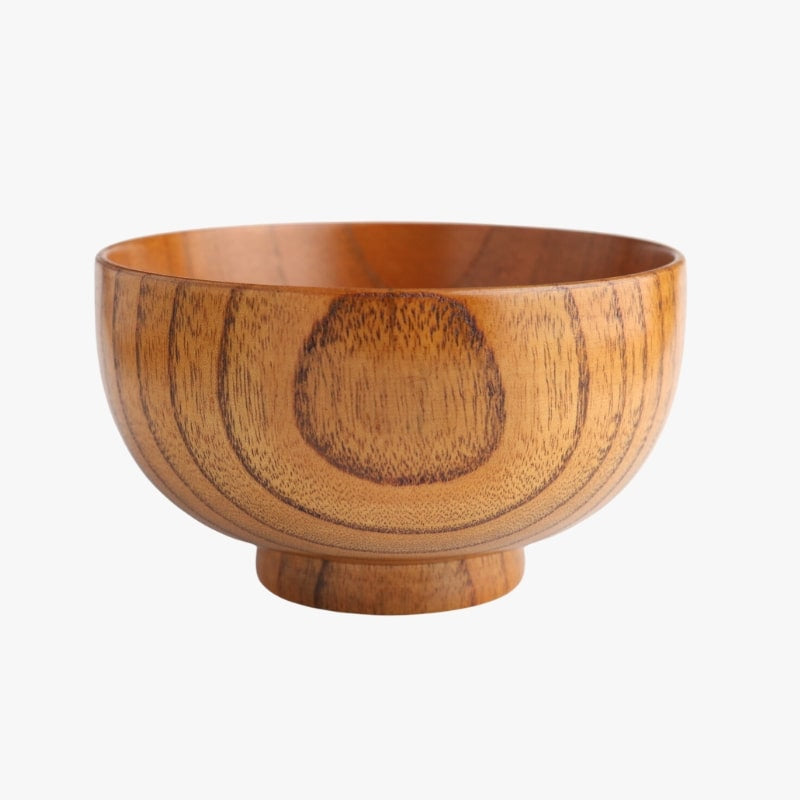 Japanese Wood Soup Bowl