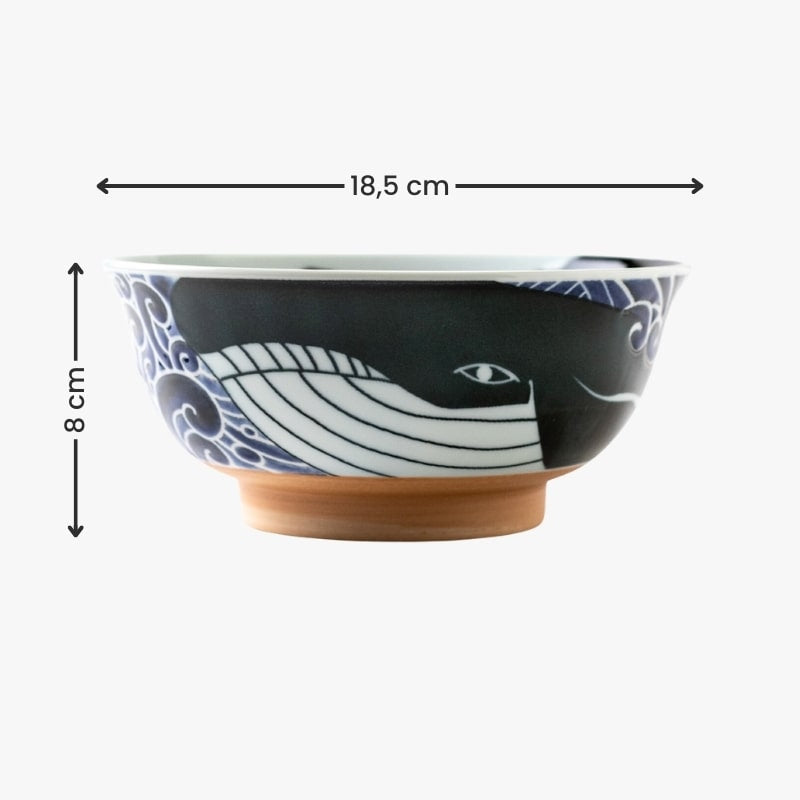 Japanese Whale Donburi Bowl