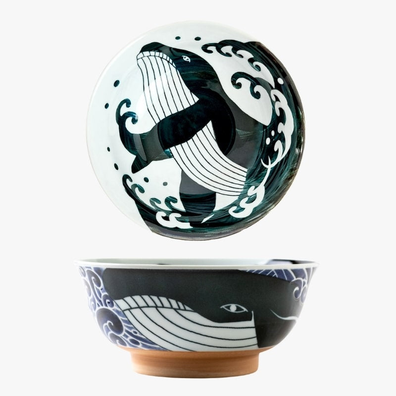 Japanese Whale Donburi Bowl