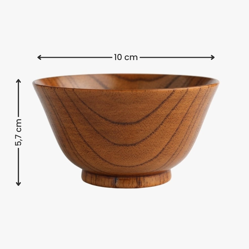 Urushi Japanese Wooden Bowl