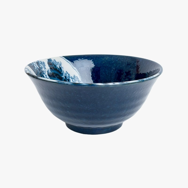 Kanagawa Blue Japanese Bowl