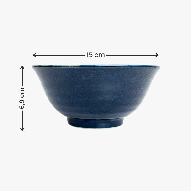 Kanagawa Blue Japanese Bowl