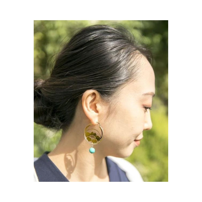 Hana Kamon Japanese Earrings