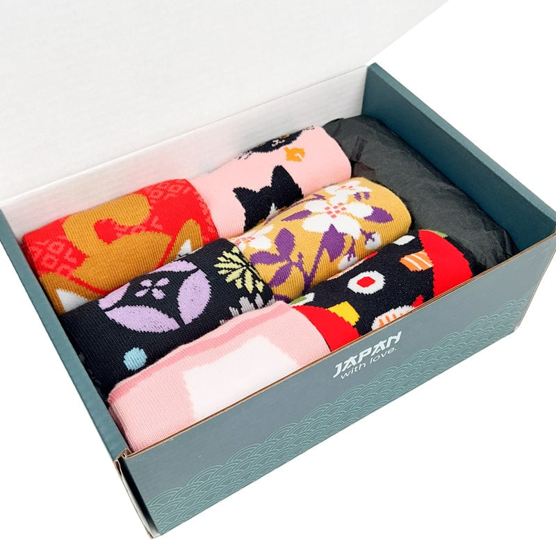 Japanese Socks for Women Gift Box