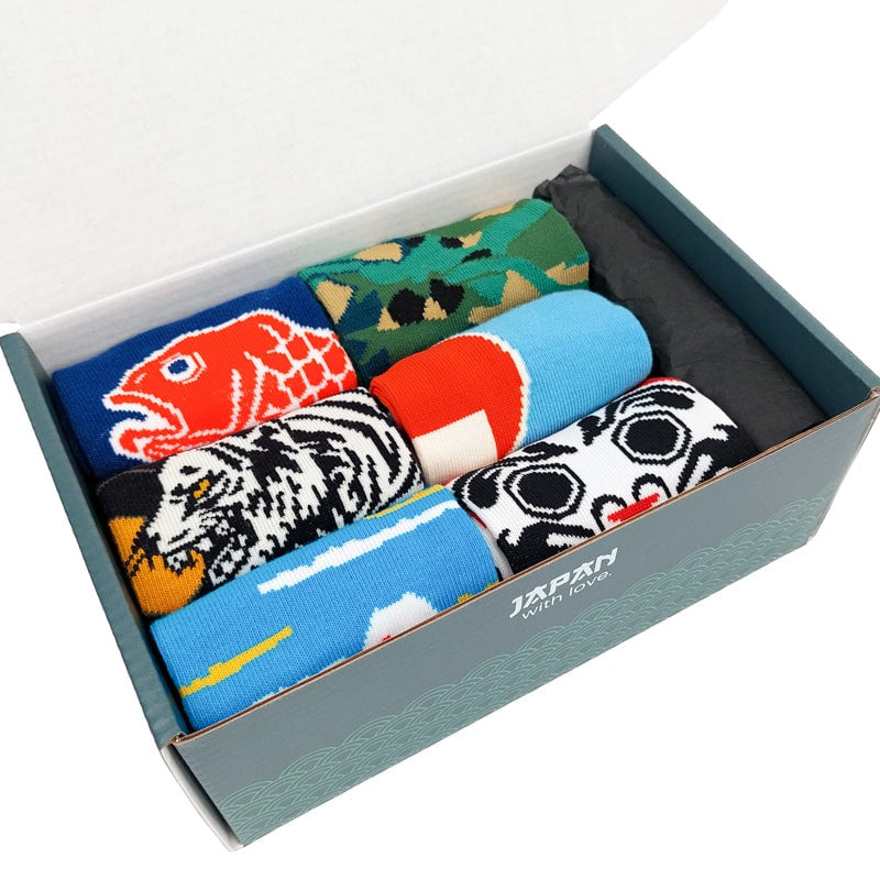 Japanese Socks for Men Gift Box