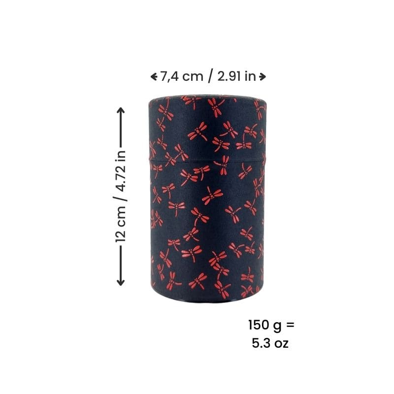 Bulk Tea Tin - Black Dragonfly
