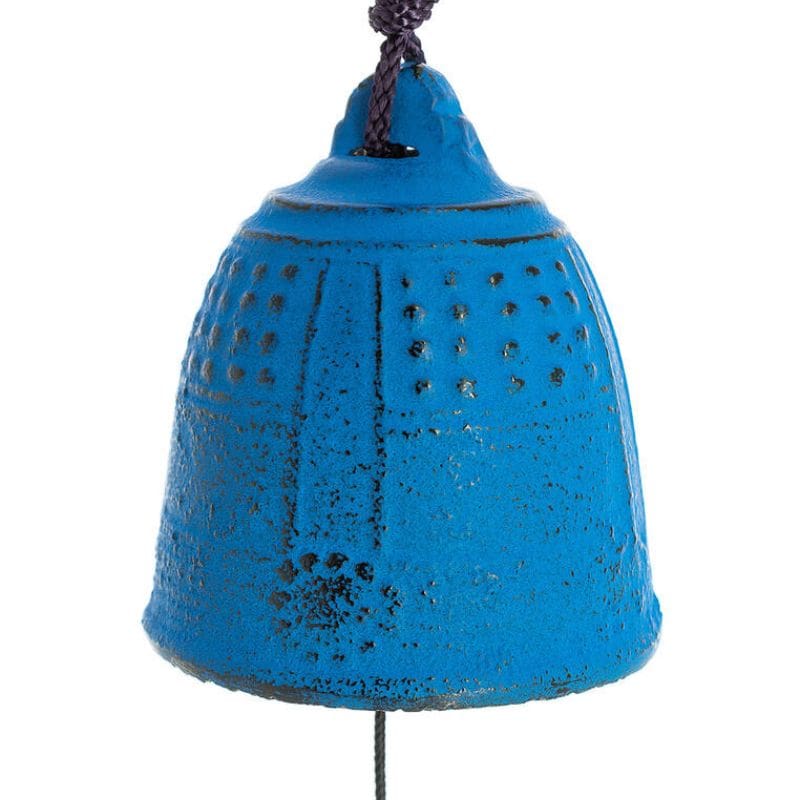Carillon Japonais Fonte Iwachu Bleu - 5,5 cm