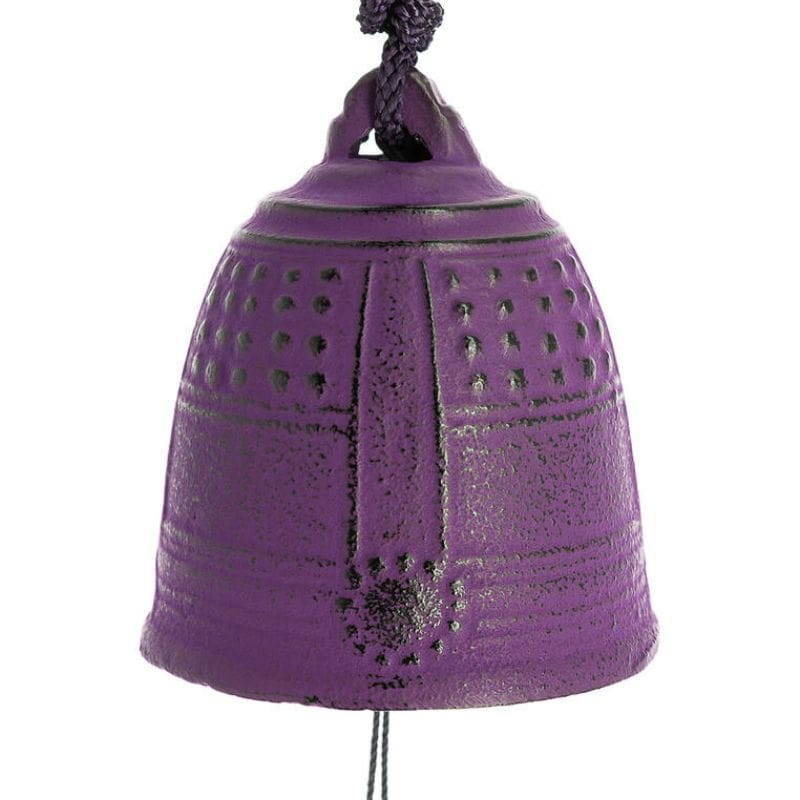 Carillon Japonais Fonte Iwachu Violet - 5,5 cm