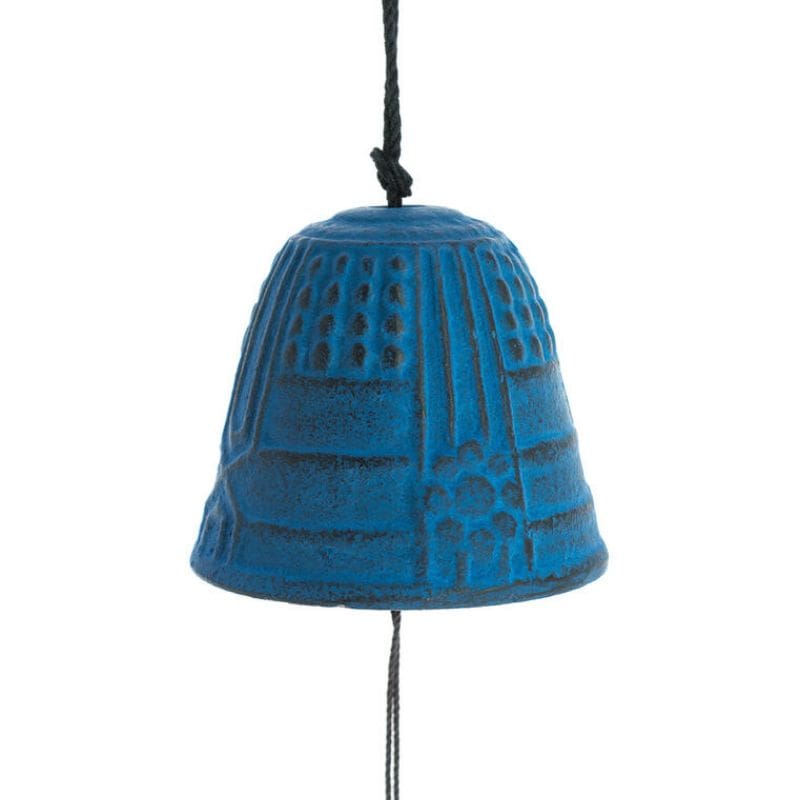 Carillon Japonais Furin Iwachu Bleu - 4,5 cm