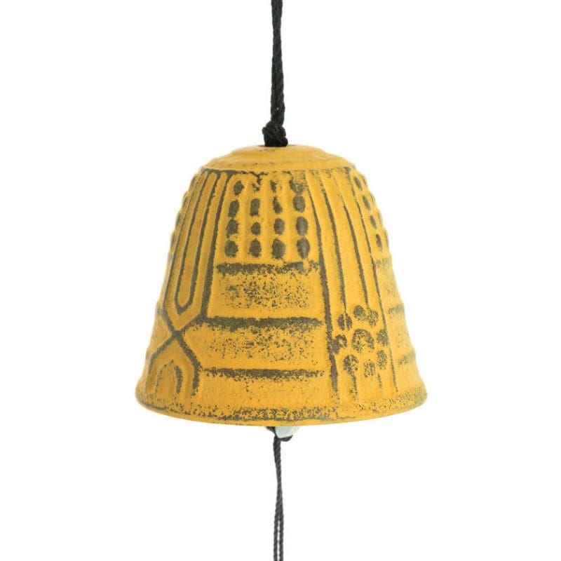 Carillon Japonais Furin Iwachu Jaune - 4,5 cm