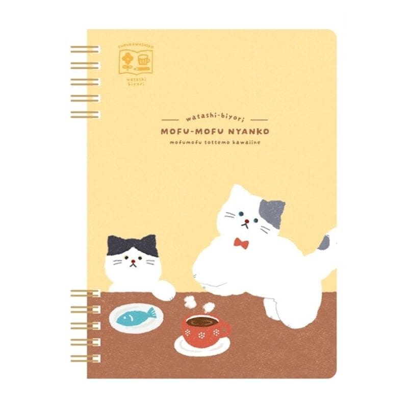 Mofu-Mofu Nyanko Spiral Notebook