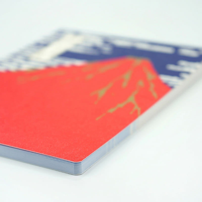 Japanese notebook Mount Fuji Red