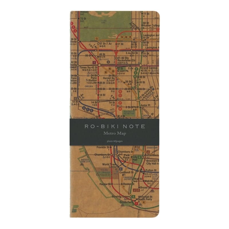 Ro-Biki Note Metro Map Booklet