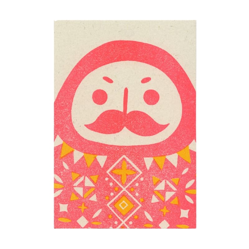 Japanese Postcard Daruma