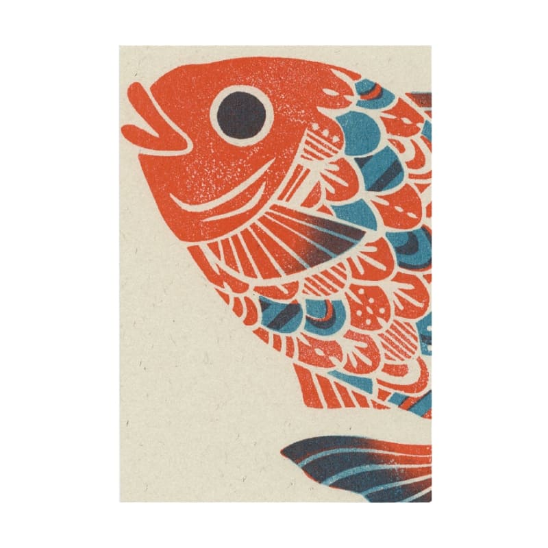 Japanese postcard Daurade