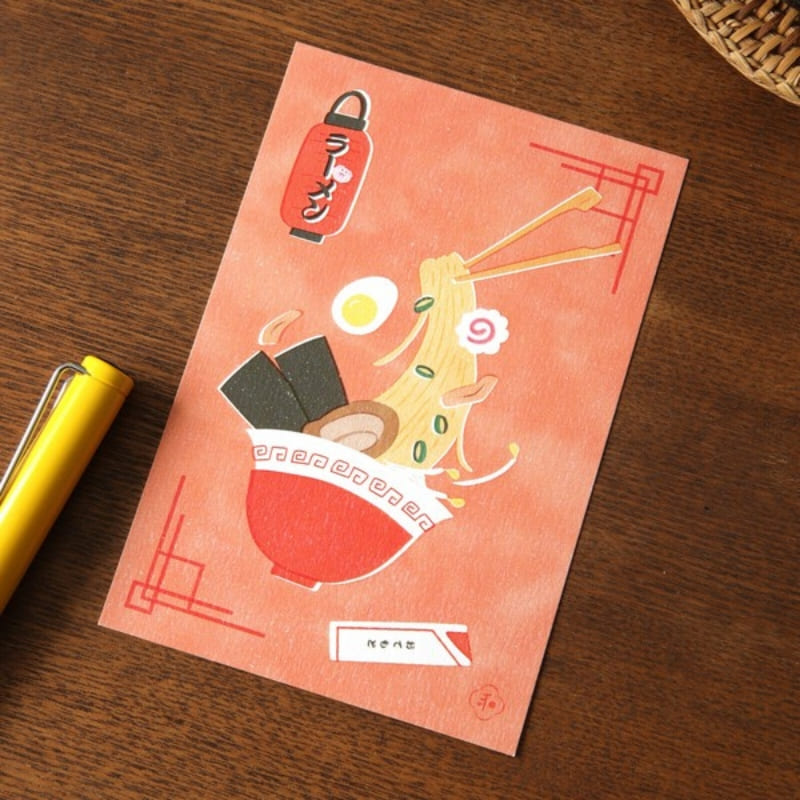 Japanese Ramen Postcard