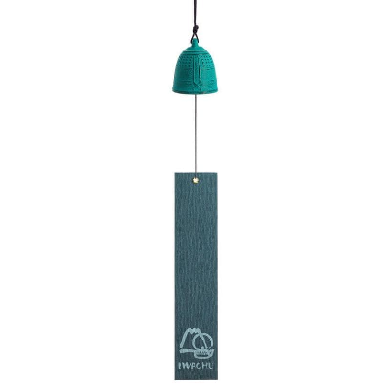 Cast Iron Wind Chime - Iwachu Turquoise - 2.2