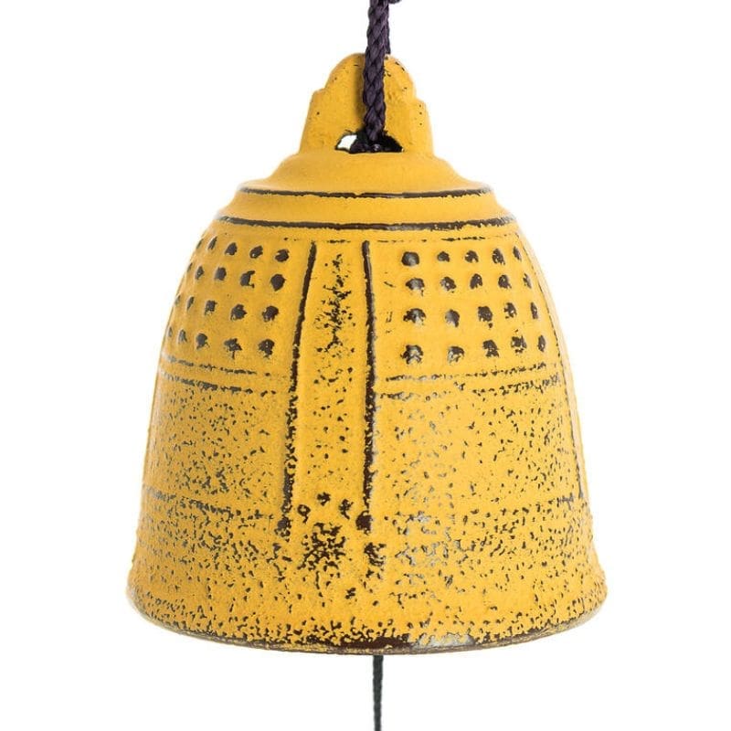 Cast Iron Wind Chime - Iwachu Yellow - 2.2