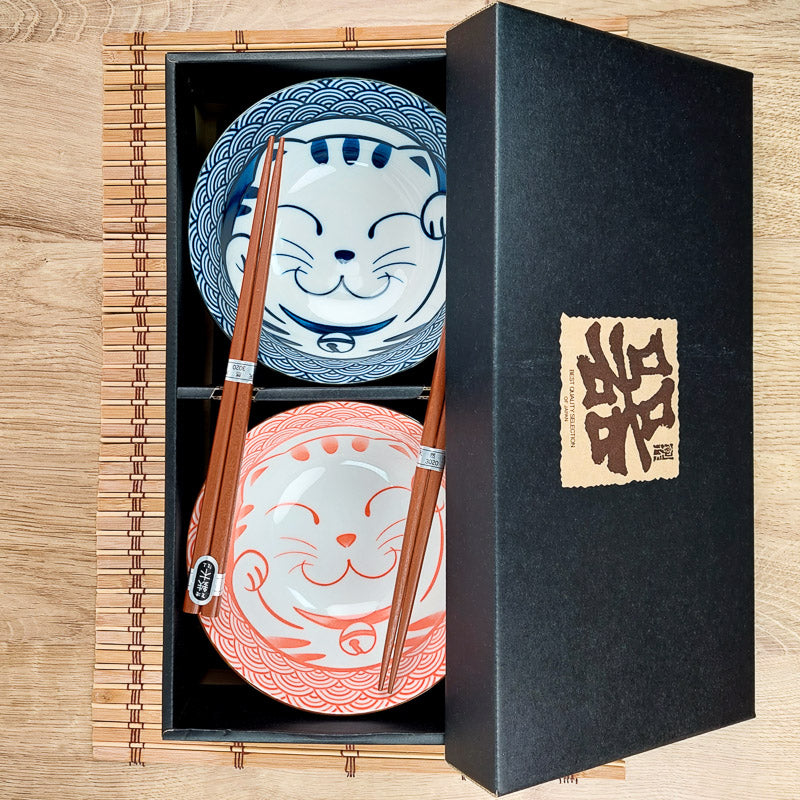 Cat Bowl Set | Japan Avenue