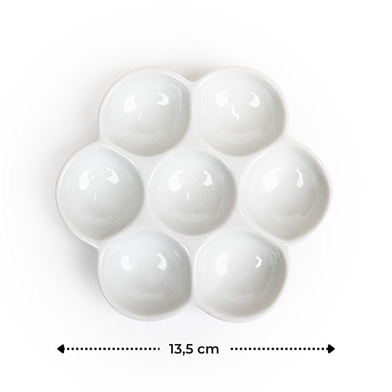 Ceramic Daisy Watercolor Palette