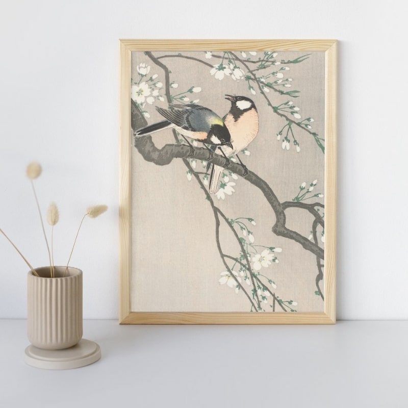 Cherry Blossom Tree Branch Art A3