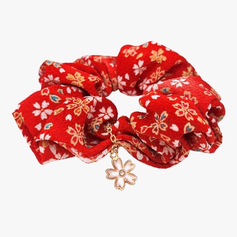 Chouchou Japanese Scrunchie Red