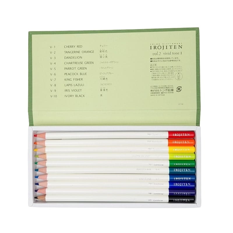 Japanese Color Pencils Irojiten Volume 1