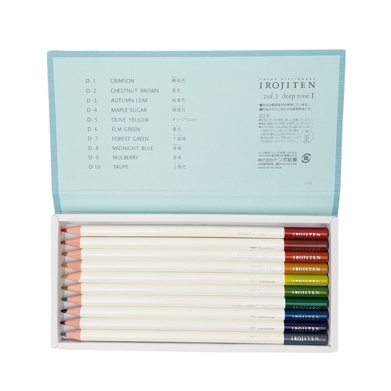 Japanese Color Pencils Irojiten Volume 1