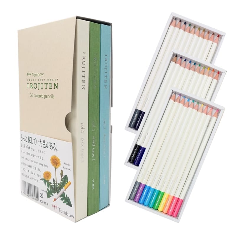 Japanese Color Pencils Irojiten Volume 1