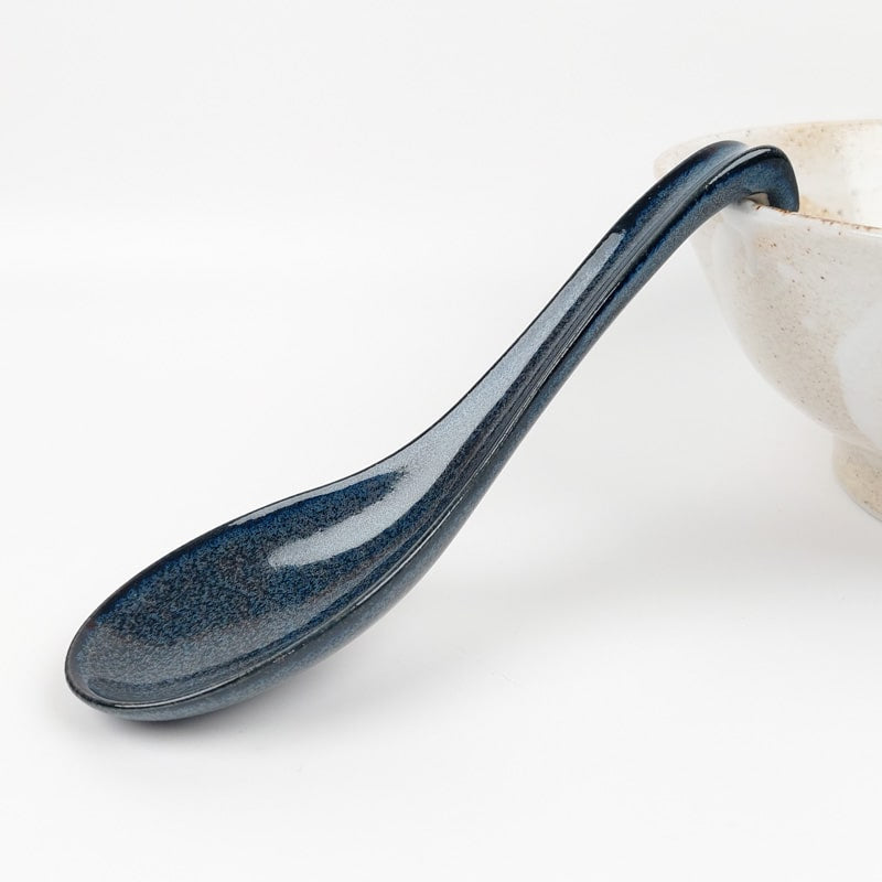 Japanese Ramen Spoon Blue