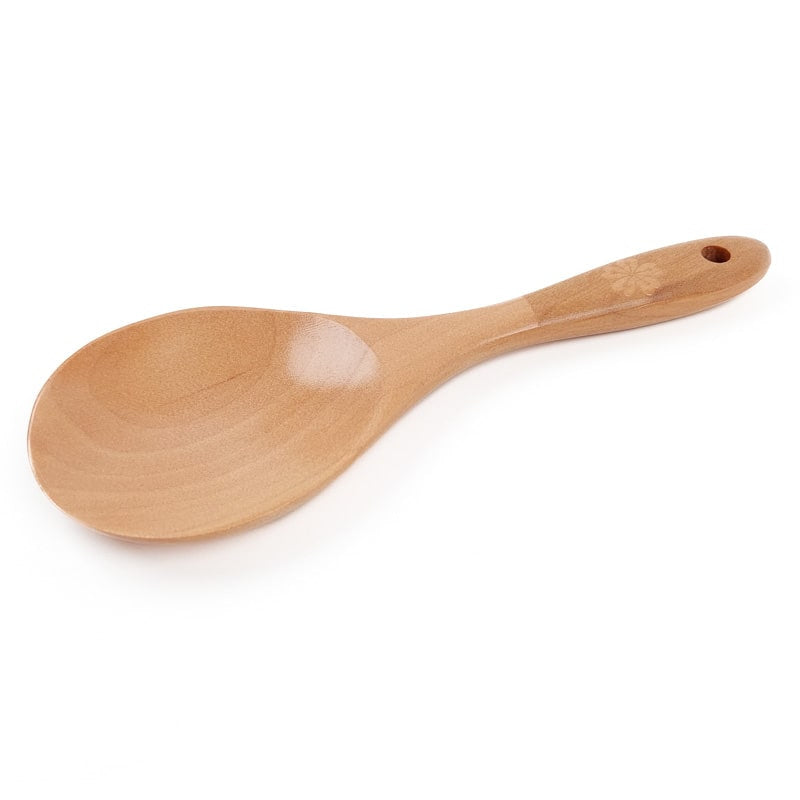 Clear Wood Rice Spoon