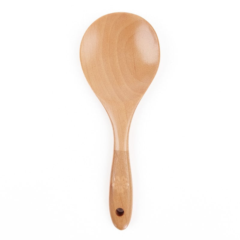 Clear Wood Rice Spoon