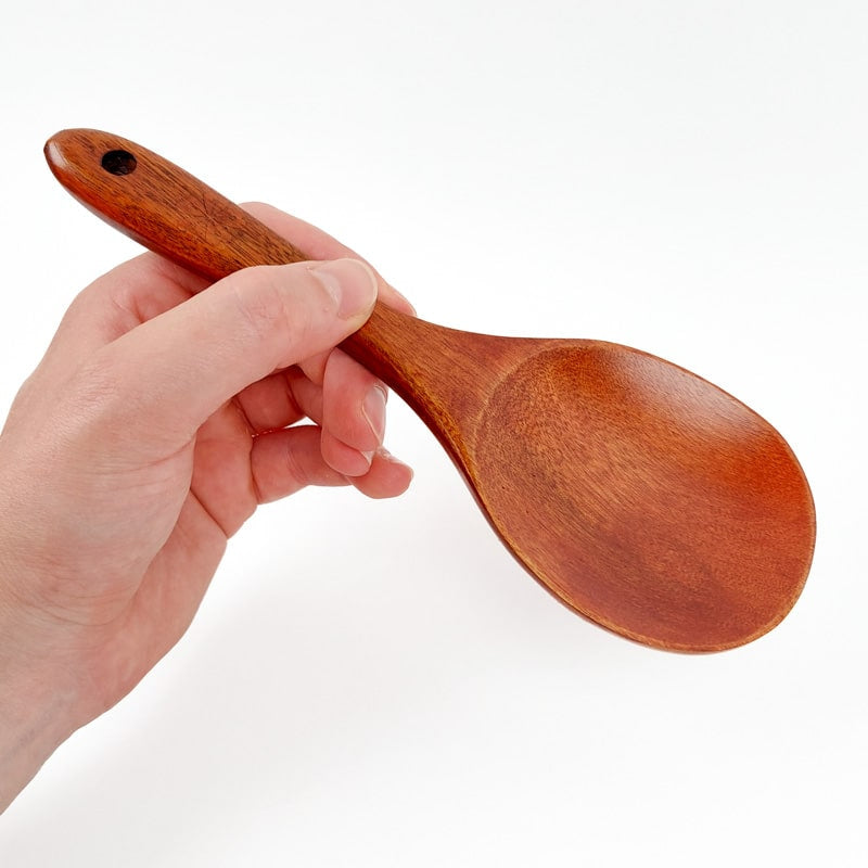 Dark Wood Rice Spoon