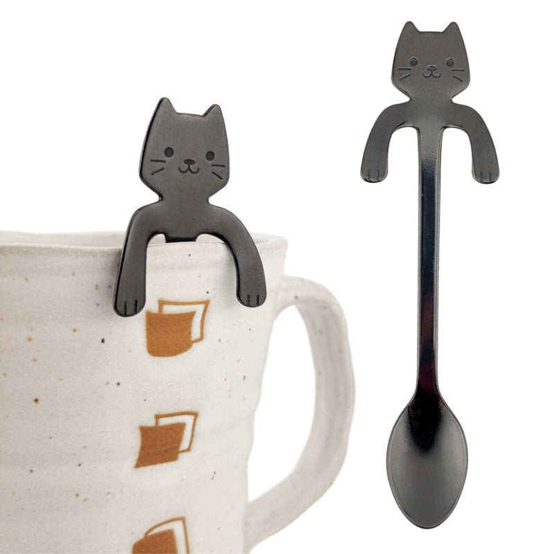 Black Cat Japanese Tea Spoon