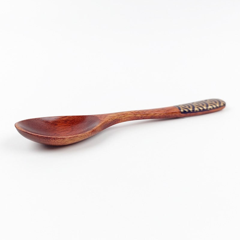 Japanese Wooden Tea Spoon - Blue