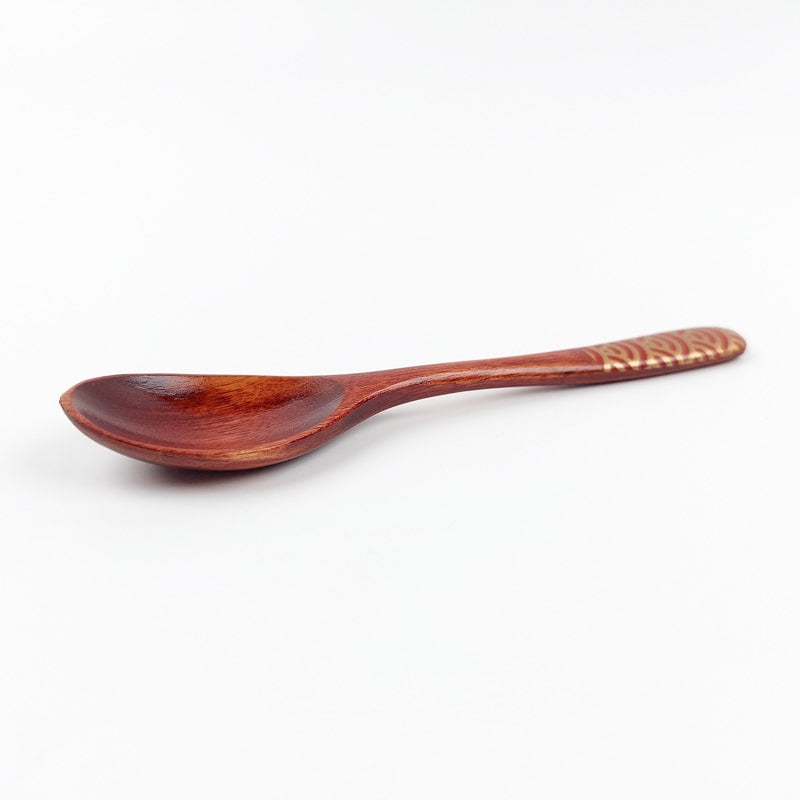 Japanese Wooden Tea Spoon - Red