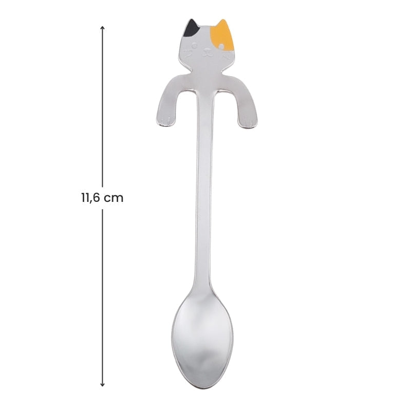 Japanese Tea Spoon Neko Cat