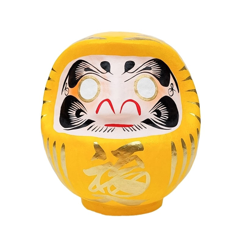 Japanese Yellow Daruma - 12 cm