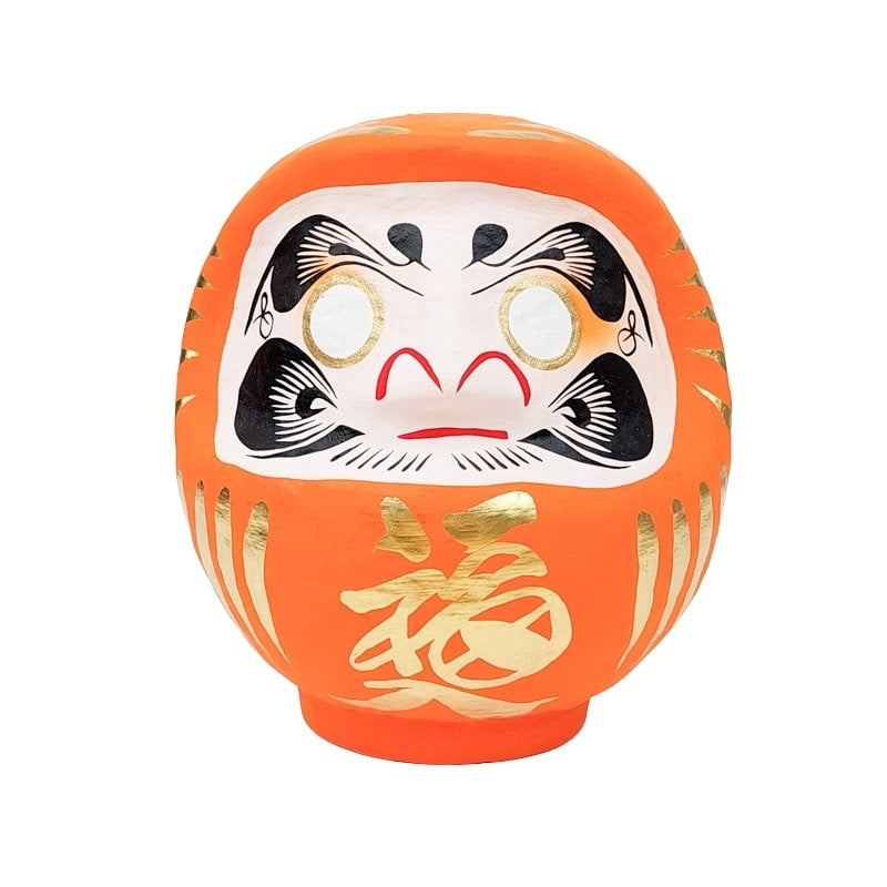 Daruma Japanese Orange - 12 cm