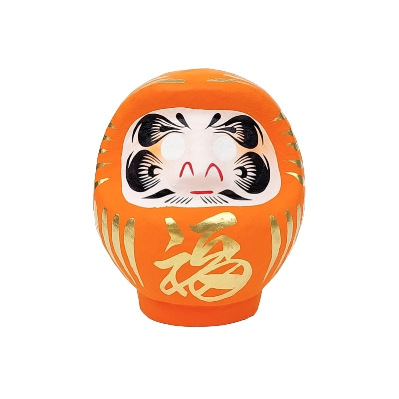 Daruma Japanese Orange - 9 cm