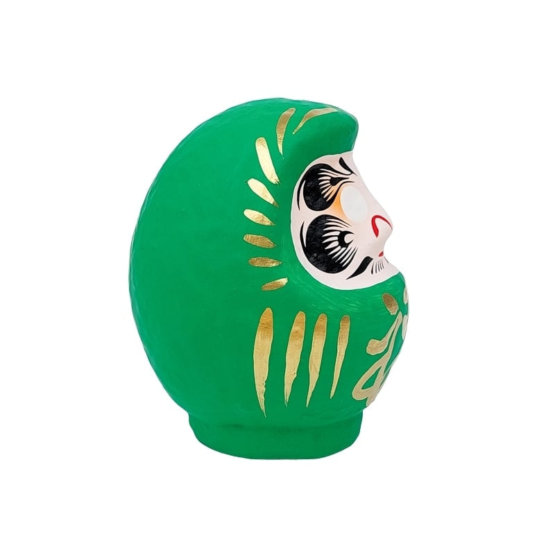 Green Japanese Daruma