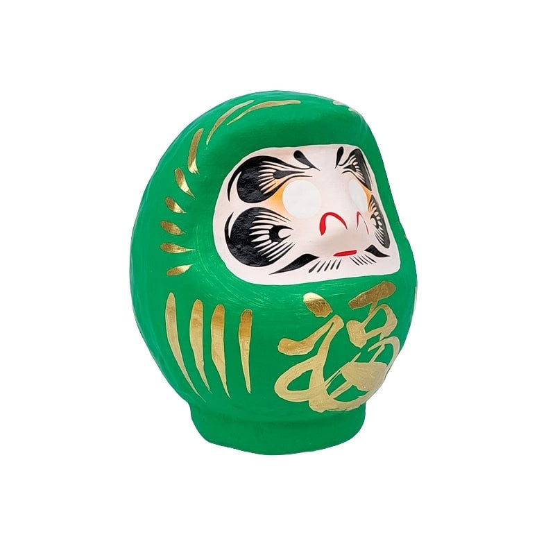 Green Japanese Daruma