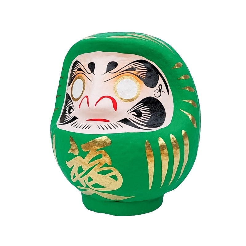 Green Japanese Daruma