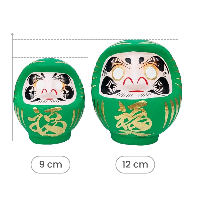 Green Japanese Daruma