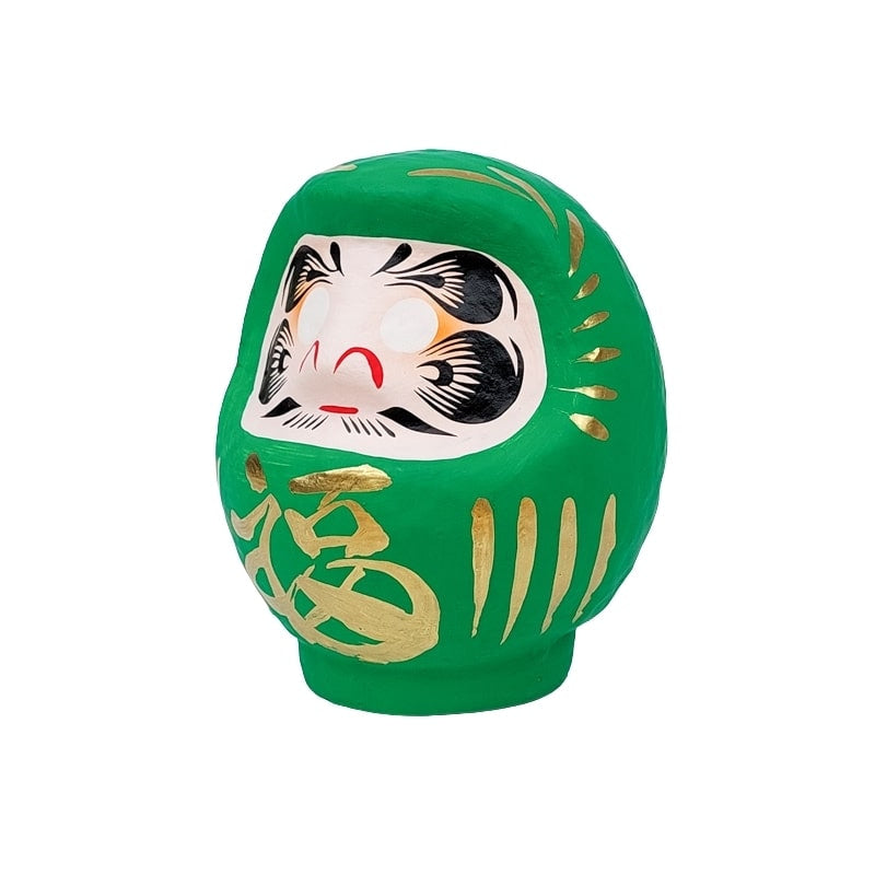 Green Japanese Daruma